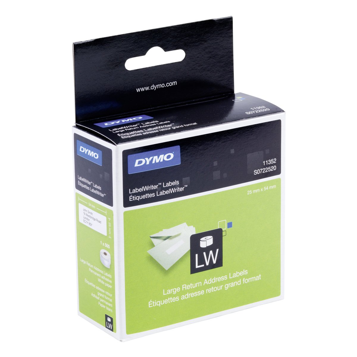 DYMO LabelWriter 450 Twin Turbo Etikettendrucker & Original LabelWriter Rücksendeadressetiketten