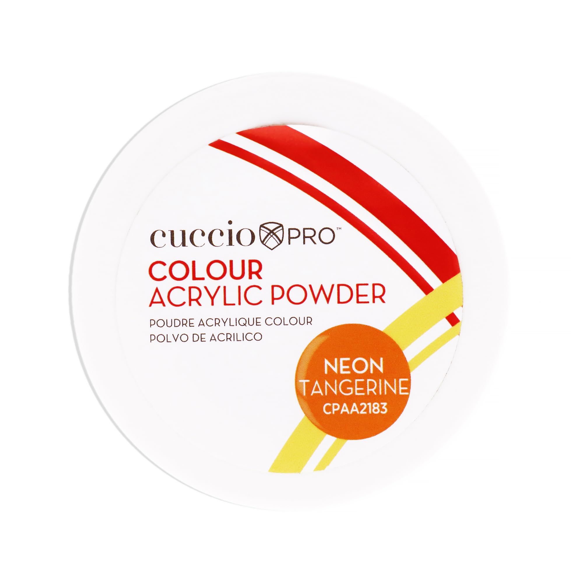 Cuccio Pro Colour Acrylic Powder - Neon Tangerine For Women 1.6 Oz Acrylic Powder