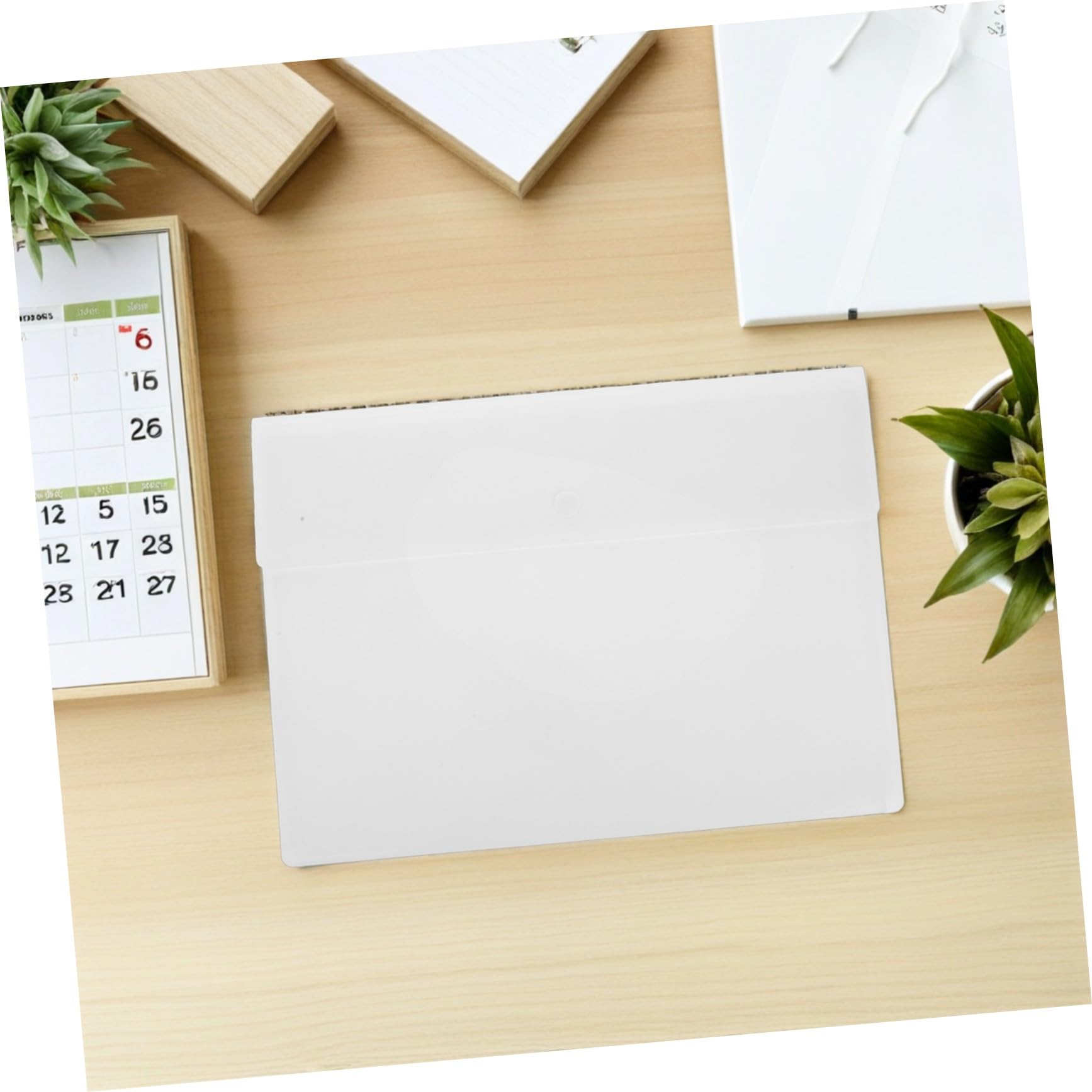 Pochettes Plastiques pour Documents A4, 10 Pièces, Pp à Bouton Pression