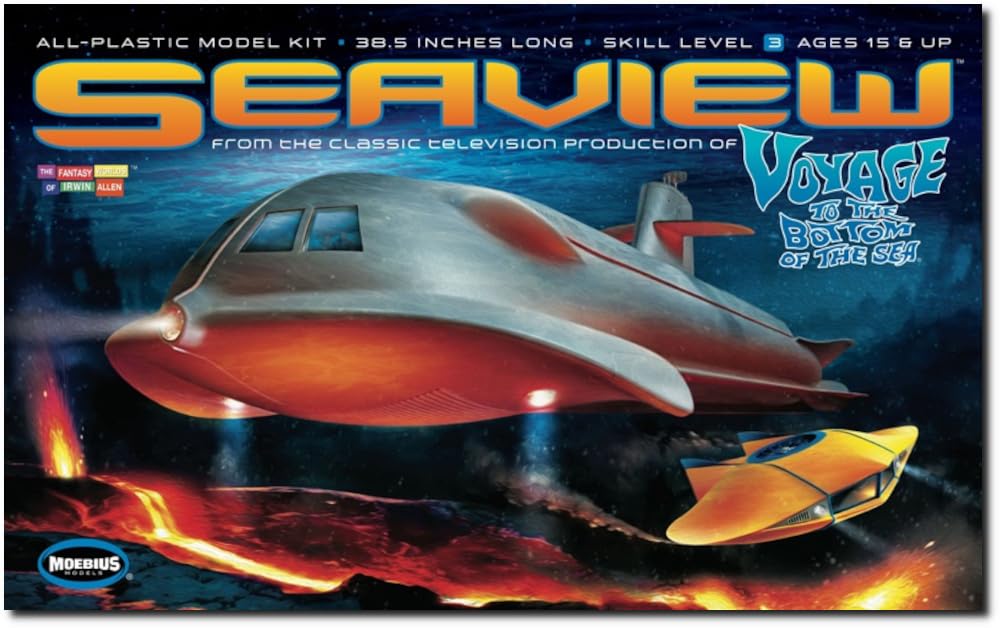 MOEBIUS MODELS 1/128 原子力潜水艦シービュー号 Amazon | メビウスモデル 1/128 原子力潜水艦シービュー号 映画
