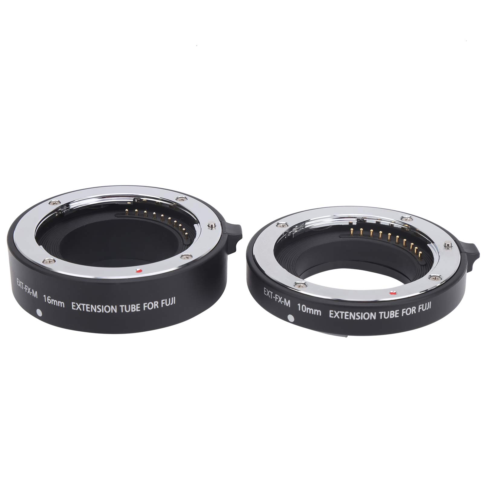 Adattatore tubo di prolunga ravvicinato macro autofocus da 10 mm 16 mm per fotocamera Fuji X Mount, set di tubi di prolunga macro Fuji X Mount, contatti elettronici placcati in