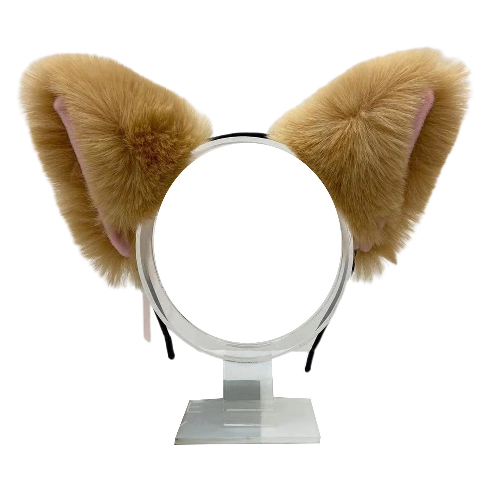 Xinsheinelry Unisex Cartoon Headband For Ears Shaped Hair Hoop Plush Party Headpiece Hair Band Party Cosplay Costume Props