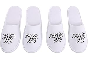 His and Hers Matching Luxurious Spa Hotel Slippers