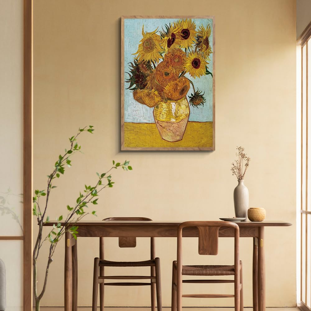 Amazon.co.jp: ゴッホ「ヒマワリ」阪画屋 アートパネル アートボード