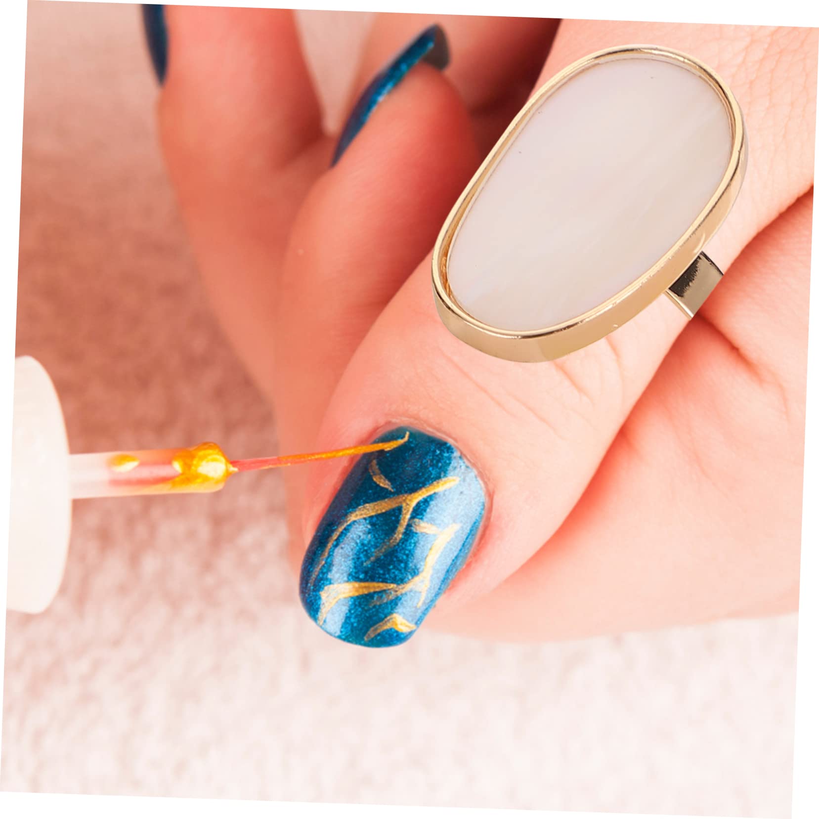 Mipcase 18pezzi Palette Per Miscelazione Unghie Design Professionale Per Nail Art Facile Da Pulire e Adatto Gel e Smalti Per Make up e