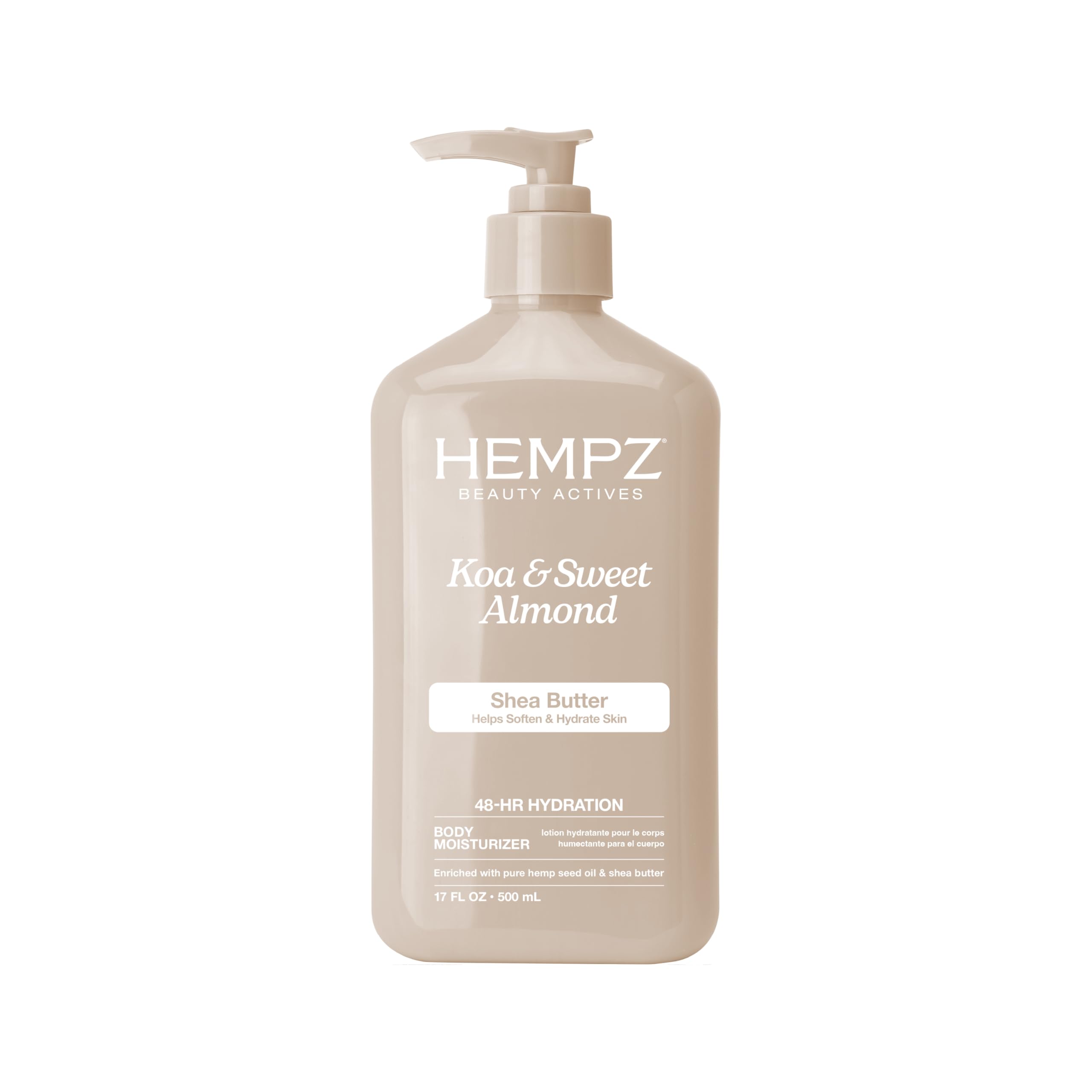 Amazon.com : HEMPZ Koa & Sweet Almond Herbal Body Moisturizer for