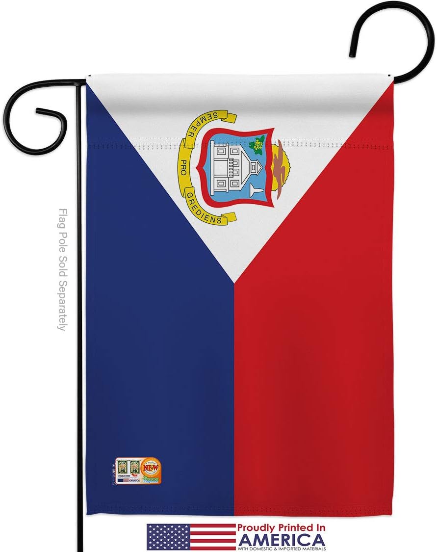 St Martin Garden House Flags Set Regional Nationality Nation International World Country Particular Area Small Decorative Gift Yard Banner Made In USA 28 X 40