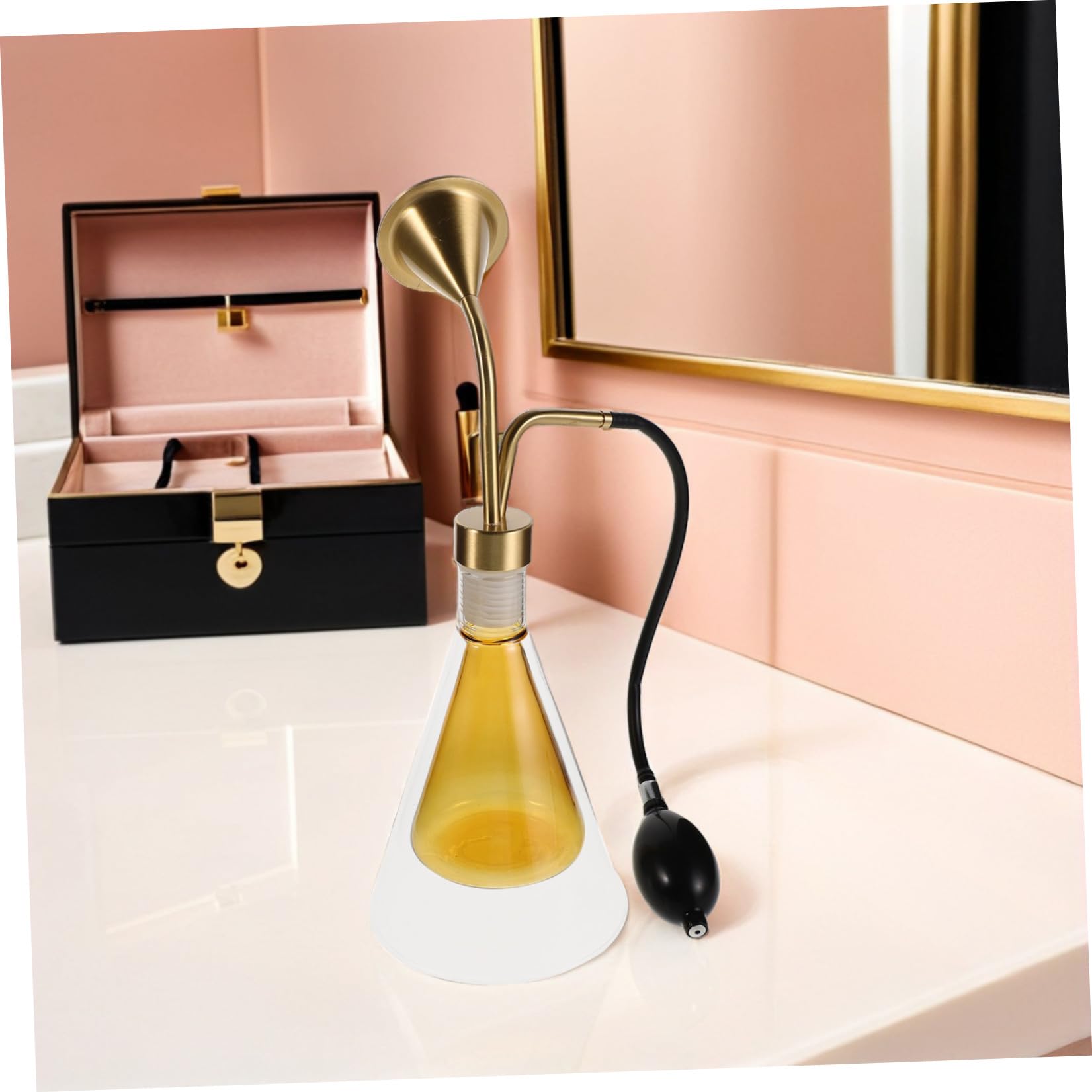 Doppelwandiger Glas Öldiffusor für Ätherische Öle, Reise und Spa
