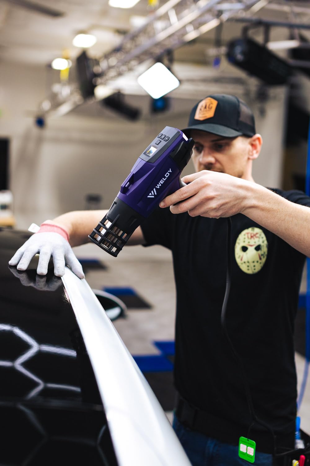 WELDY - HG 530-A - opalarka - zestaw do owijania samochodu - niewielka waga - wysoka wydajność - urządzenie chroniące przed ciepłem dyszy - akord 16 stóp - osłony wlotu powietrza - odczyt cyfrowy
