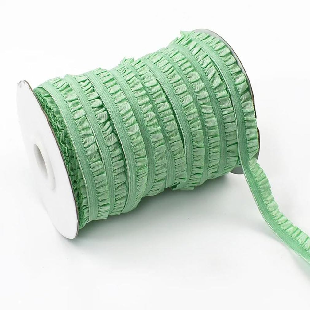 5 10 Ruffled Elastico Spaghetti Elastico Banda Scarpe Pizzo Elasticità Tessitura per Vestiti Lingerie