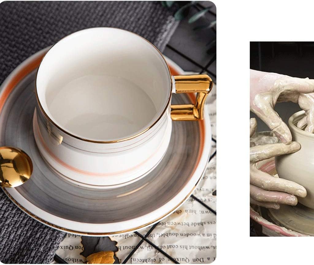 kubek do kawy - ceramiczne sztućce domowe i komercyjne kubki, kubki do kawy, kubek do kawy wiszące ucho kubek do kawy domowy europejski luksusowy ceramiczny popołudniowa herbata zastawa stołowa prosta