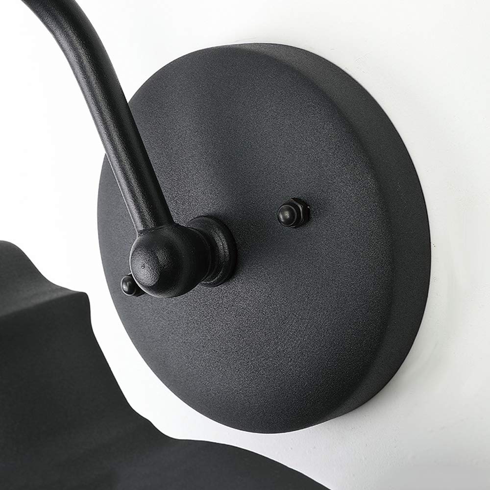 1-Light Retro Outdoor Wall Sconce Lantern Dusk To Dawn Wall Lamp Ip65 Waterproof Exterior Light Fixtures Wall Mount in Black Finish Balcony Aisle Garden Villa Exterior Wall Light/Sand Black