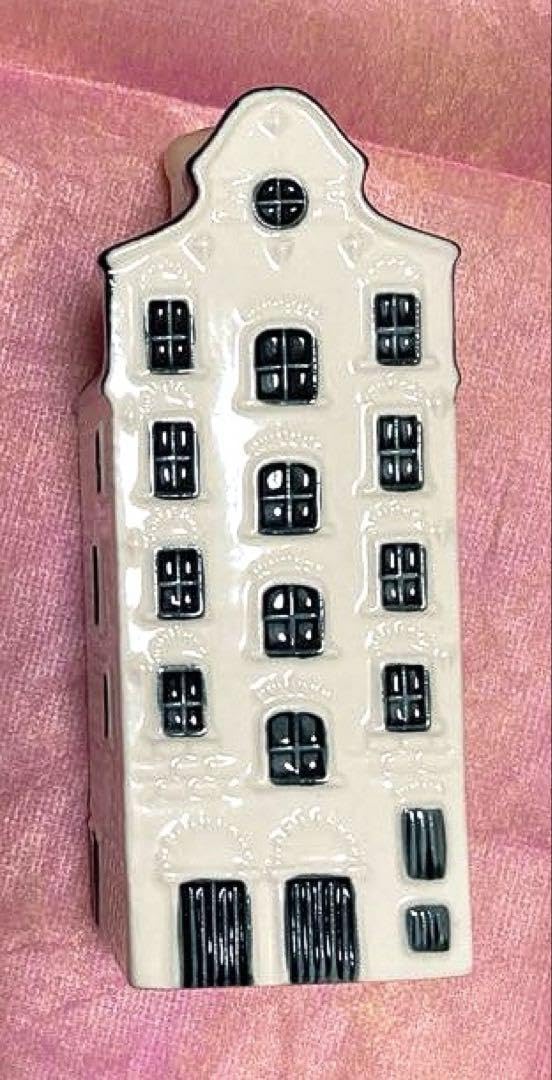 KLMオランダ航空　デルフトミニチュアハウス Amazon.co.jp: KLMオランダ航空デルフト焼きミニチュアハウス6点