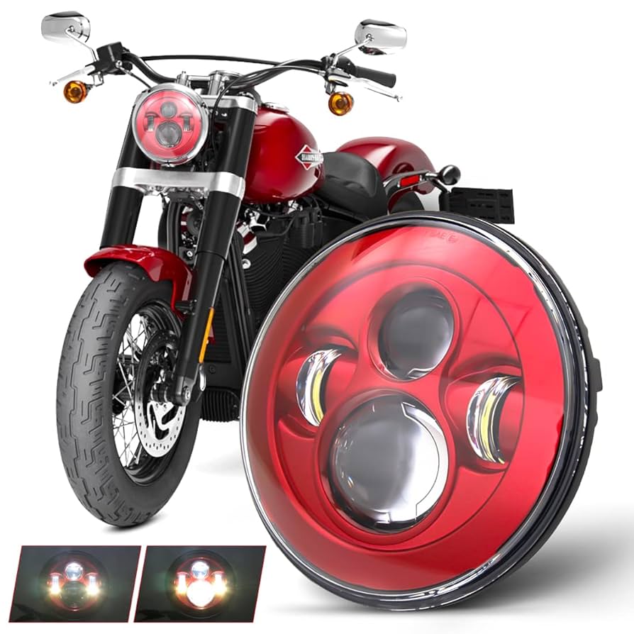 Amazon | VOSICKY(ボスキー) 1個7インチオートバイ用ハーレー