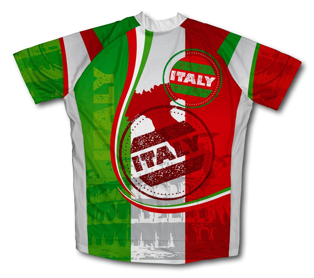 ScudoPro Italy Short Sleeve Cycling Jersey for Men - Size 4XL Green