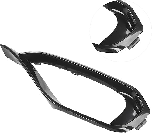 Miniatura 8 de Fydun Parachoques delantero de coche antiniebla rejilla cubierta Trim negro para 428i F32 F33 F36 2014‑2016(R)