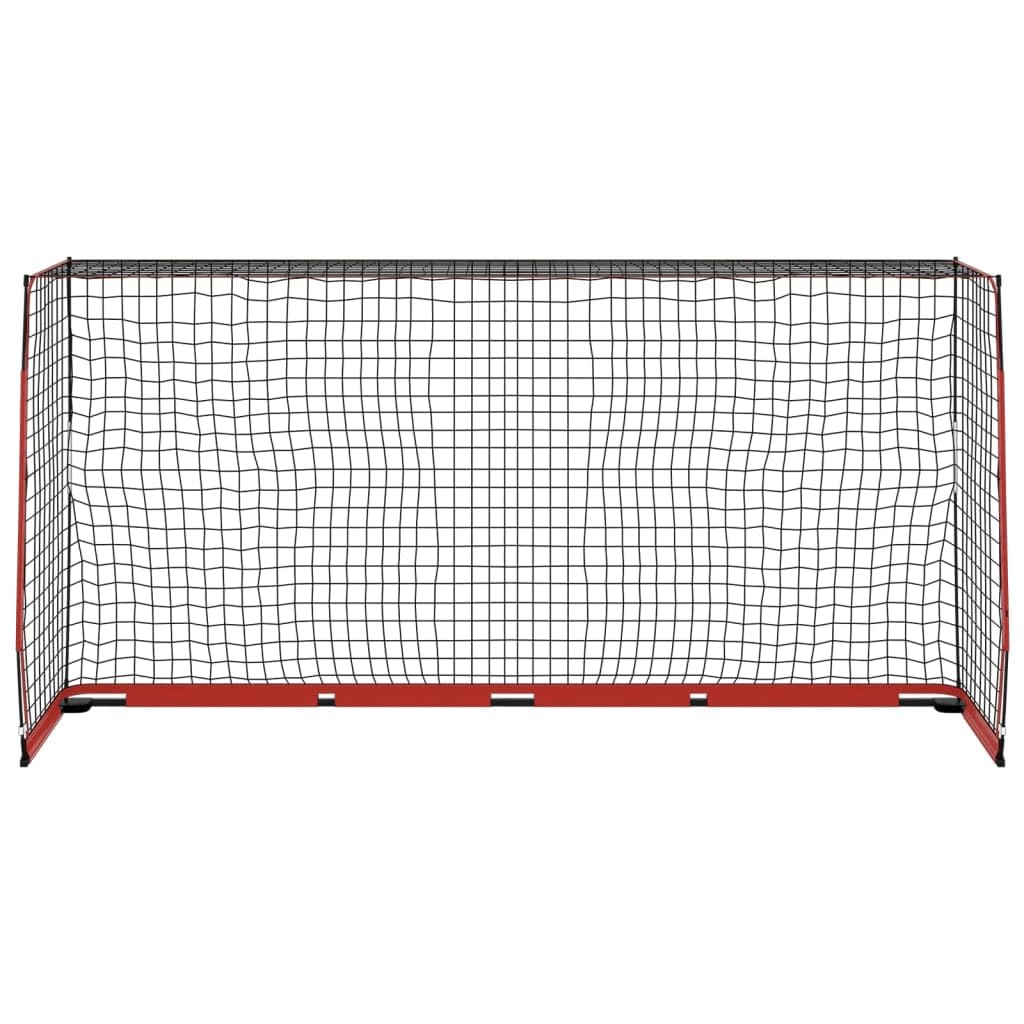 Portería de fútbol plegable, 184 x 91 x 124,5 cm, marco de acero