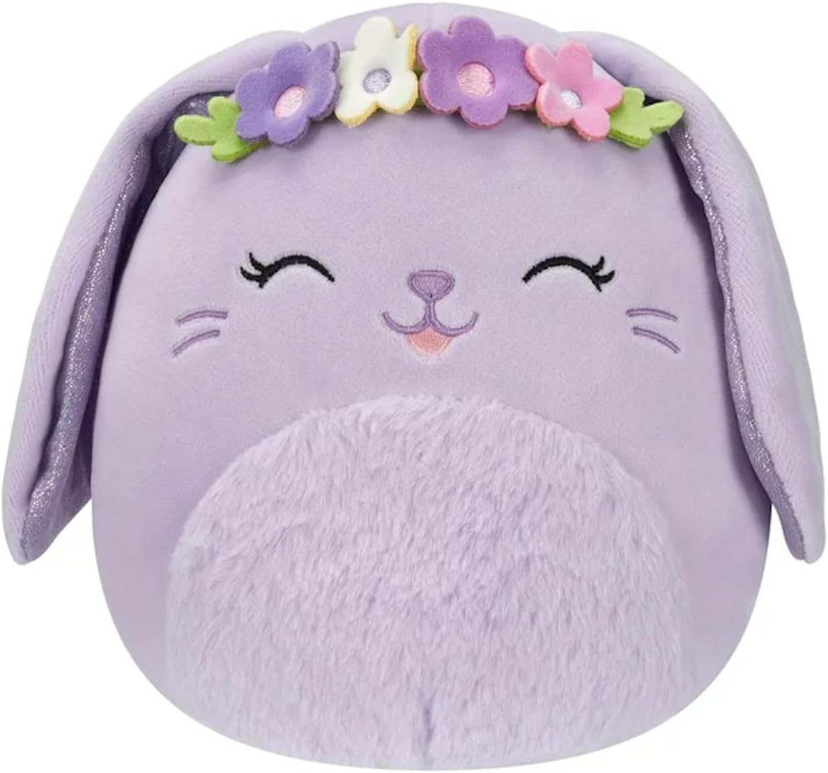 Squishmallows 8" Easter Bubbles The Bunny with Flowers