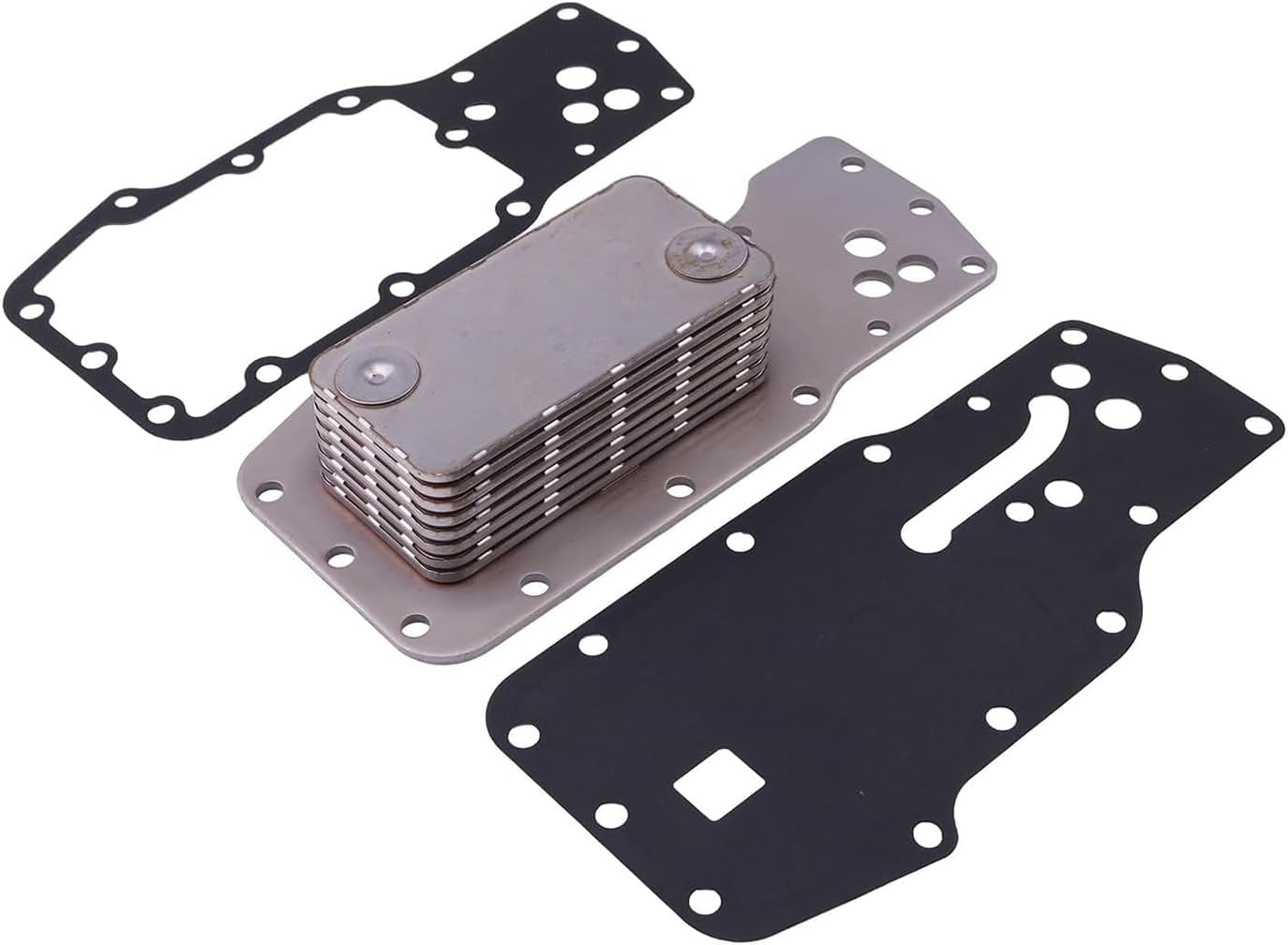 Engine Oil Cooler with Gaskets 3975818 3902372 3911940 Compatible for Cummins 4B3.9 6B5.9 ISB6.7 Engine Dodge Ram 2500 3500 4500 2007-2019
