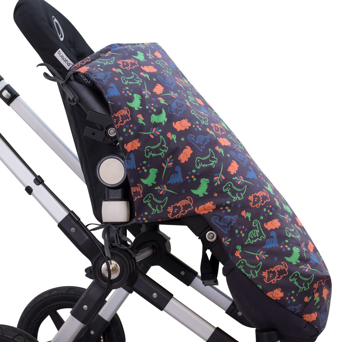 JYOKO Kids Manta Saco para Cochecito, portabebé, Algodón Primavera/Entretiempo (Happy Dino, ALGODÓN - 80 Cm)