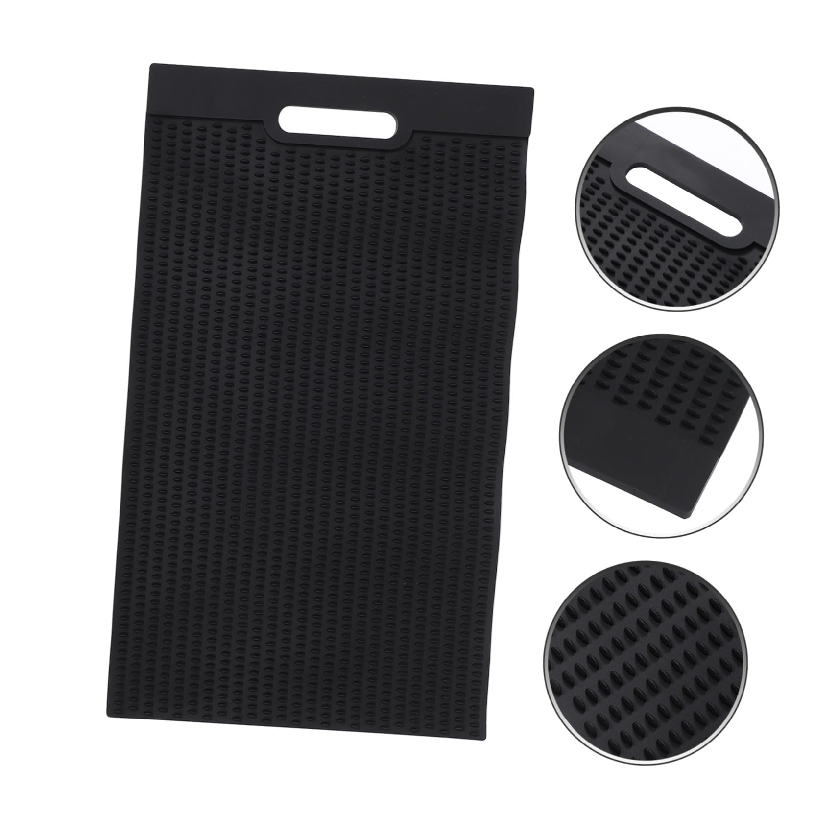 Fischzubereitungsmatte aus Pvc in Schwarz, Rutschfest und Wasserfest