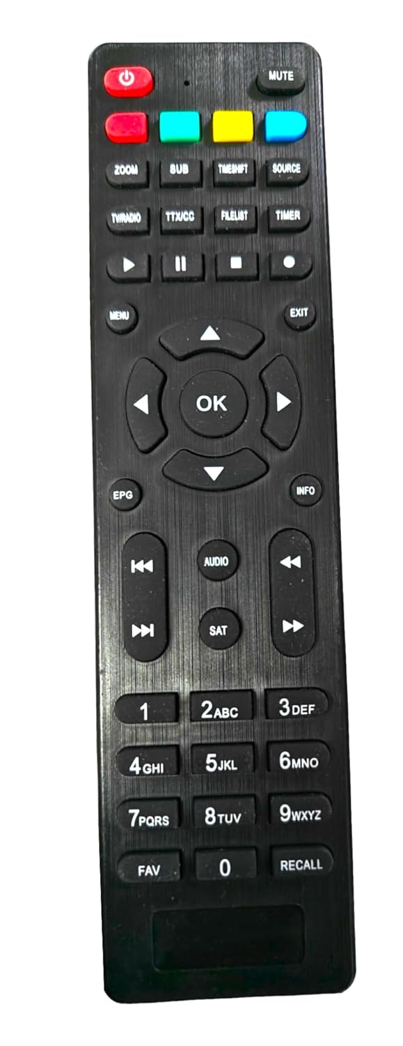 Ehop Compatible Remote Control for Swaroop DTH Setup Box STC H500 Free