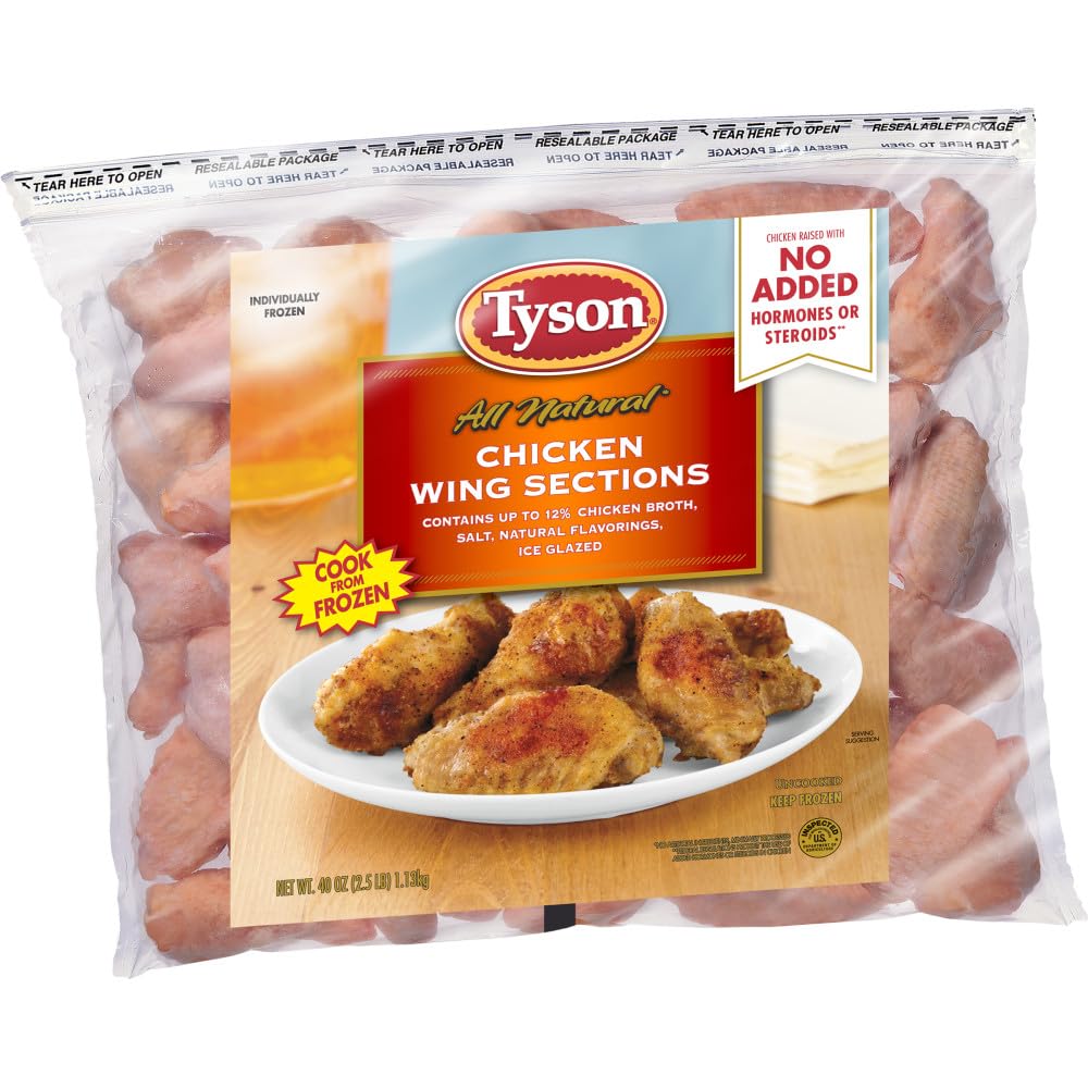 Tyson Chicken Wing Sections 2 5 Lb Frozen — view 5
