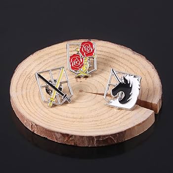 Amazon.co.jp: Sizuuenn 進撃の巨人 憲兵団 バッジ ブローチ