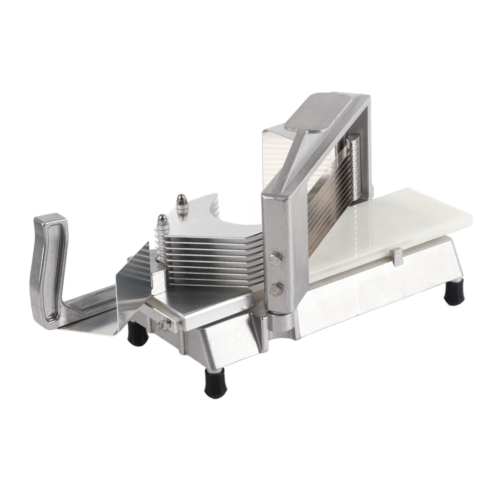 Cortador de Verduras Cortador de Rebanadas Manual de Alta Eficiencia Acero Inoxidable Ideal para Frutas y Verduras 1 Unidad (Grosor de la rebanada: 6,3 mm/0,25 pulgadas.)