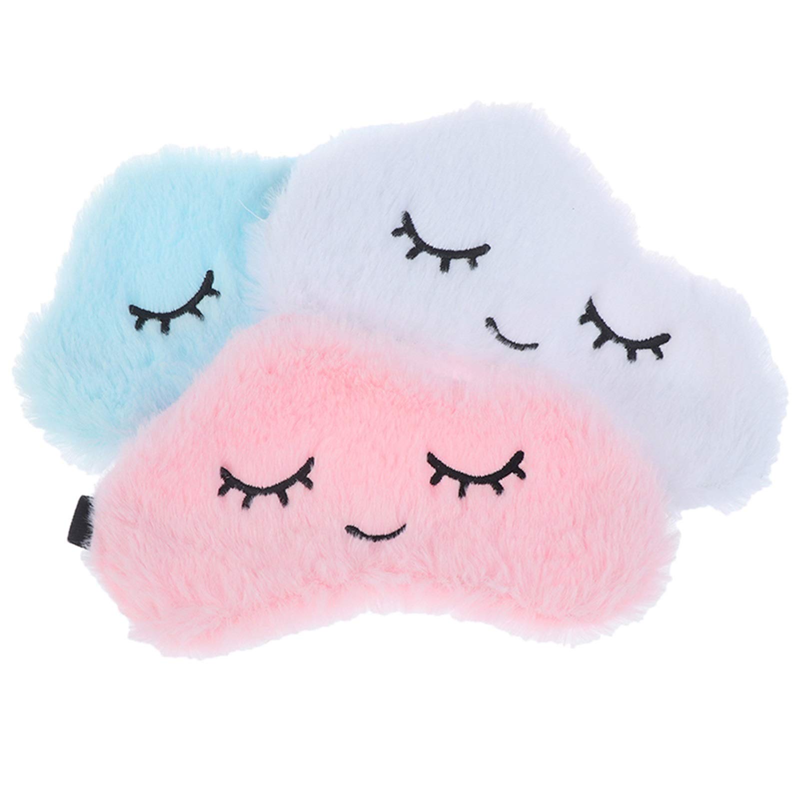 PEVSCO Masque pour les yeux masques doux pour les yeux masque nuage pour les yeux yeux cils mignons ombre de sommeil masque pour les yeux aide au sommeil Patch pour les yeux cadeau masques pour dormir