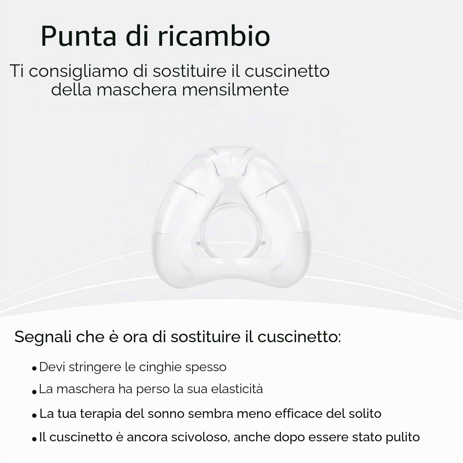 ResMed AirFit N20 - Cuscinetto per maschera nasale, misura media