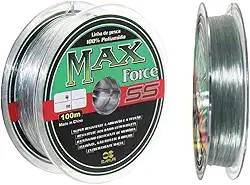 Linha de Pesca Monofilamento Maruri Max Force SS Transparente 9.0 0.50mm 100m