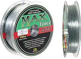 Linha de Pesca Monofilamento Maruri Max Force SS Transparente 9.0 0.50mm 100m