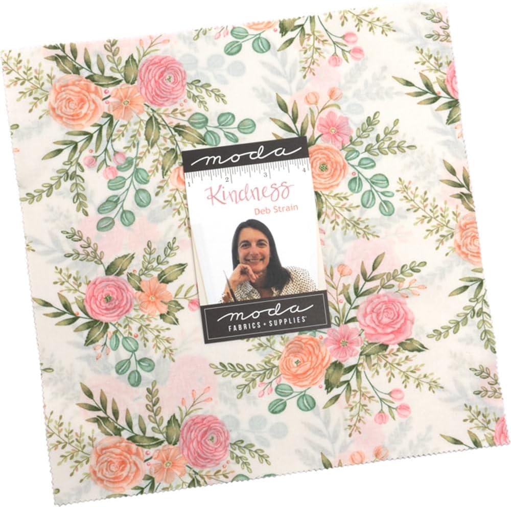 Kindness Layer Cake®, 42 10-inch Precut Fabric Quilt Squares by Deb Strain