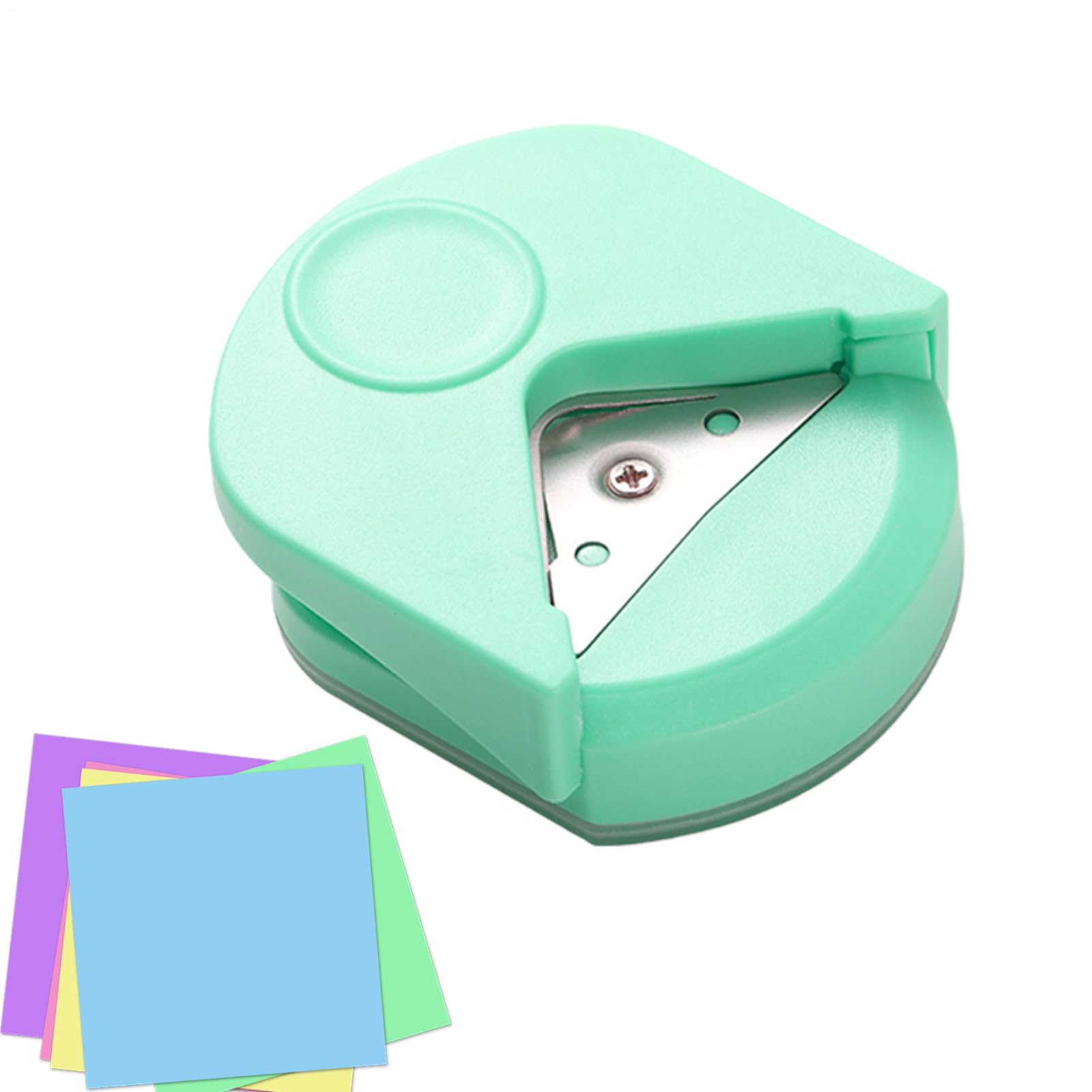 Corner Rounder,R4mm Portable Edge Cutter - Portable Corner Paper Cutter,for Cardstock Scrapbook Journaling Business Postage DIY Craft Home Art Project Youth Adult