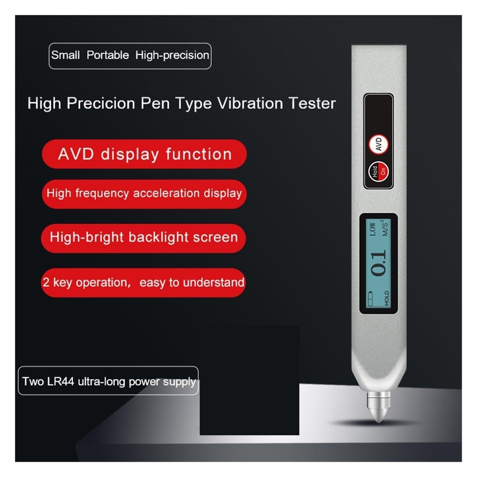 Vibration Meter, Pen Type Tester, Digital Portable Vibrations