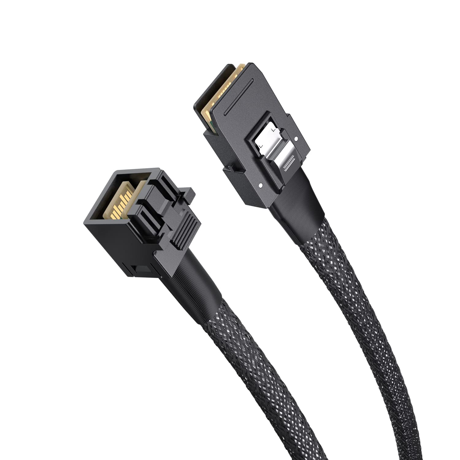 ipolex [2 Pack] Cavo Interno Mini SAS HD SFF-8643 a Mini SAS SFF-8087 0.5-Metro, Pieghevole, Flessibile