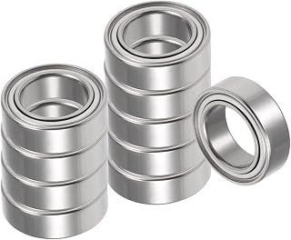 Kozelo 10pcs Deep Groove Ball Bearings - [5/16-inch x 1/2-inch x 5/32-inch] Chrome Steel Balls for Motors Machine Tool Gearboxes Bearing Use | Double Shield