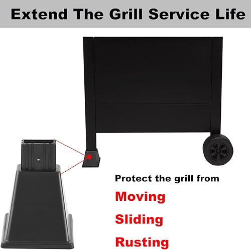 Miniatura 3 de 70-01-275 Piezas de repuesto para Dyna Glo DGF493BNP DGH474CRP DGH450CRP DGF493PNP-D DGB463CNP DGB493SPB DGB448SNP Dyna-Glo Gas Grill Leg Cap Parts