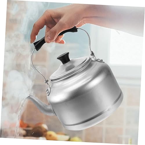 Miniatura 6 de UPKOCH Caldera de aluminio China Juego de té Camping bebidas coreanas Metal Pot Esmalte Maker Tetera Calentador de agua Caldera Estufa Caldera