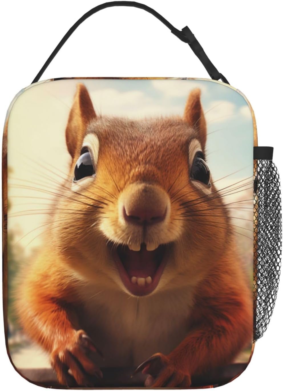 Lunch Box for Adults Women Girls Boys Kids Cute Squirrel Lunch Box Insulated Cooler Reusable Lunch Bag Container Gifts for Work Office Picnic Travel School - Image 3