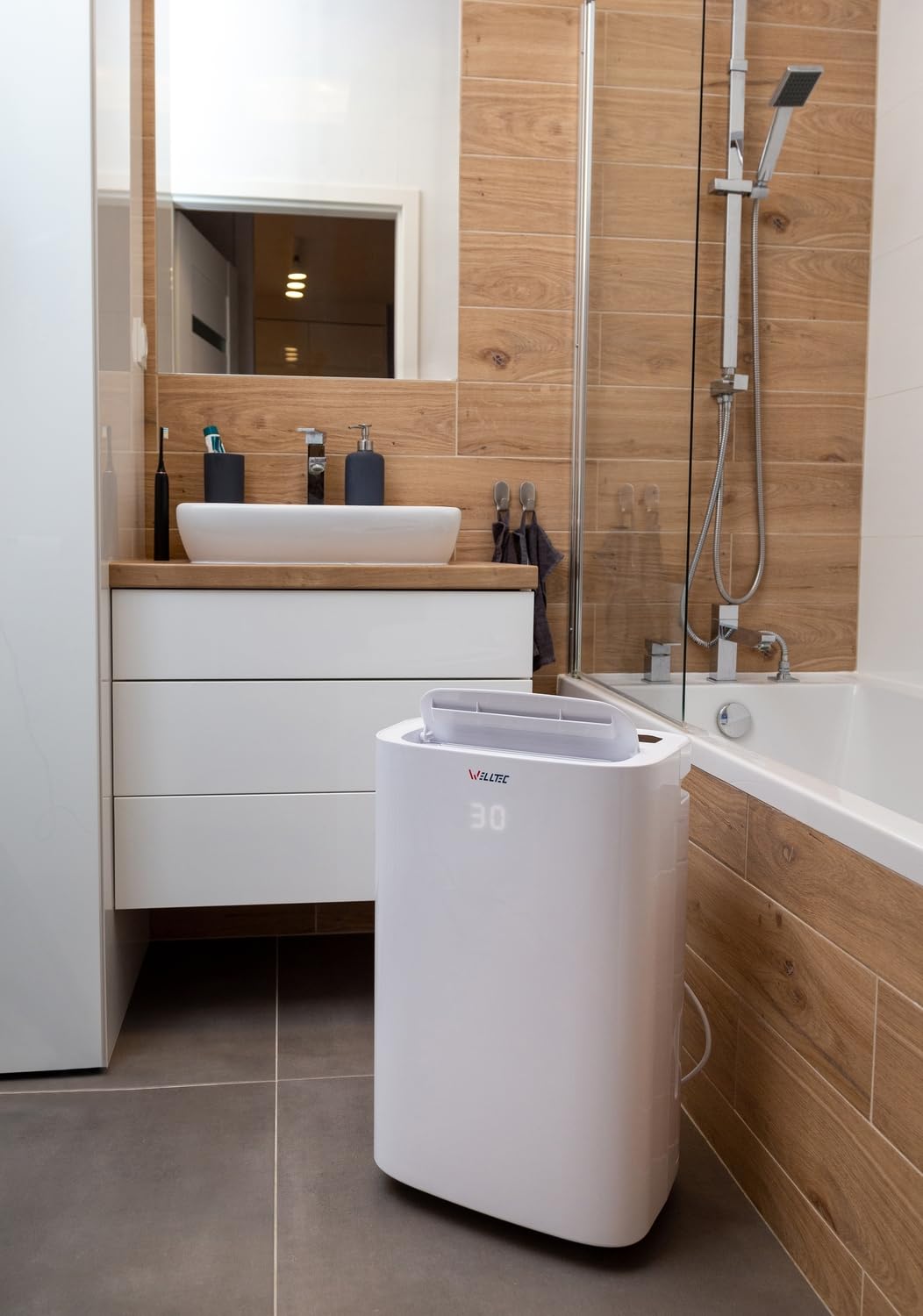 Osuszacz powietrza Welltec DHN50 z filtrem HEPA do oczyszczania powietrza