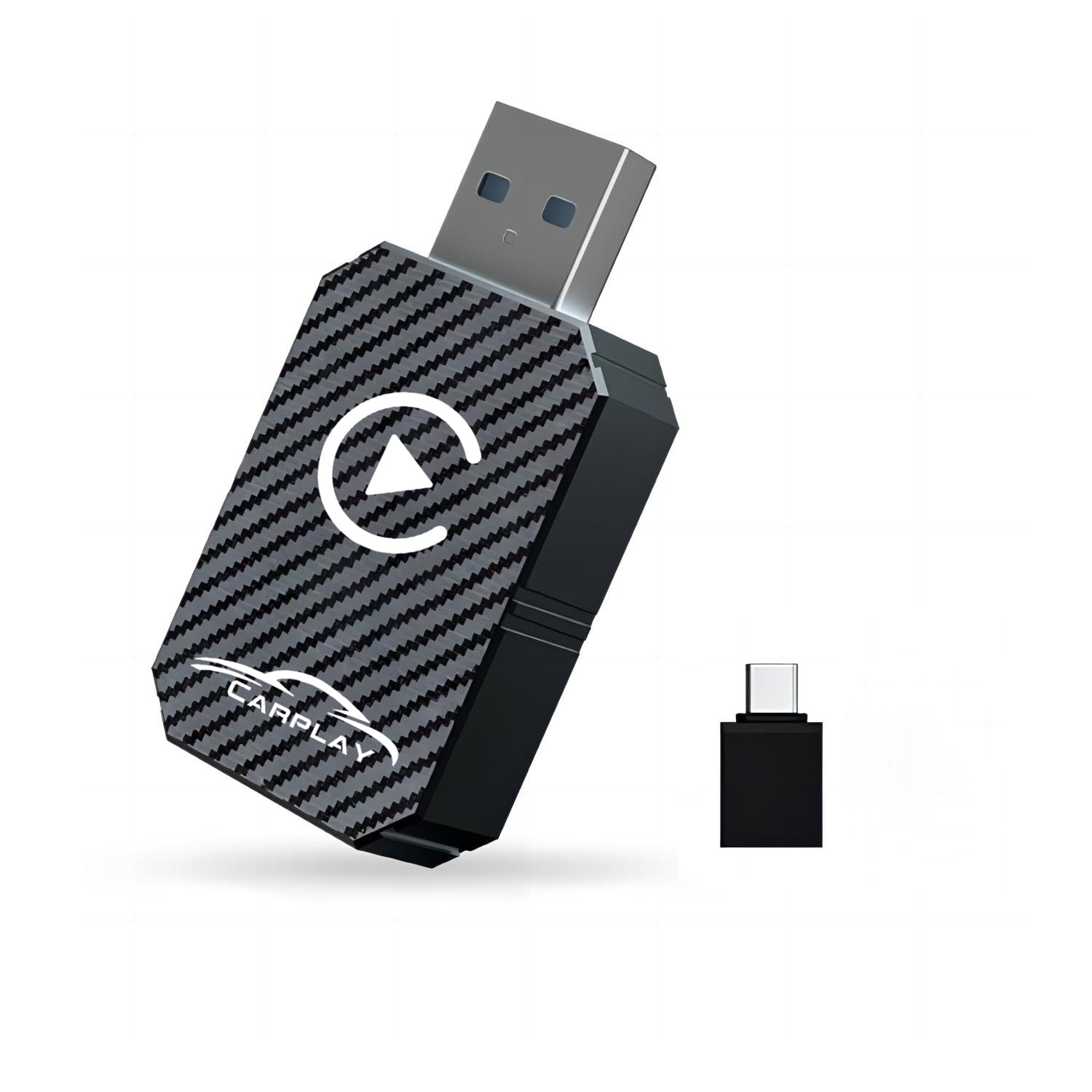 2025 Wireless CarPlay Adapter, Sil-Free CarPlay Dongle, Converts Wired CarPlay to Plug and Play Wireless Adapter, Compatible with Cars from 2016 and iPhone iOS 12+ (Black)