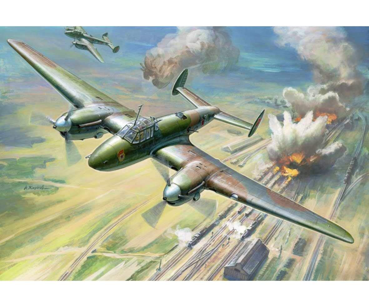 【中古】 ズベズダ 1/48 ソビエト軍 ペトリャコフ PE-2 爆撃機 プラモデル ZV4809 Amazon | ズベズダ 1/48 ソビエト軍 ペトリャコフ PE-2 爆撃機
