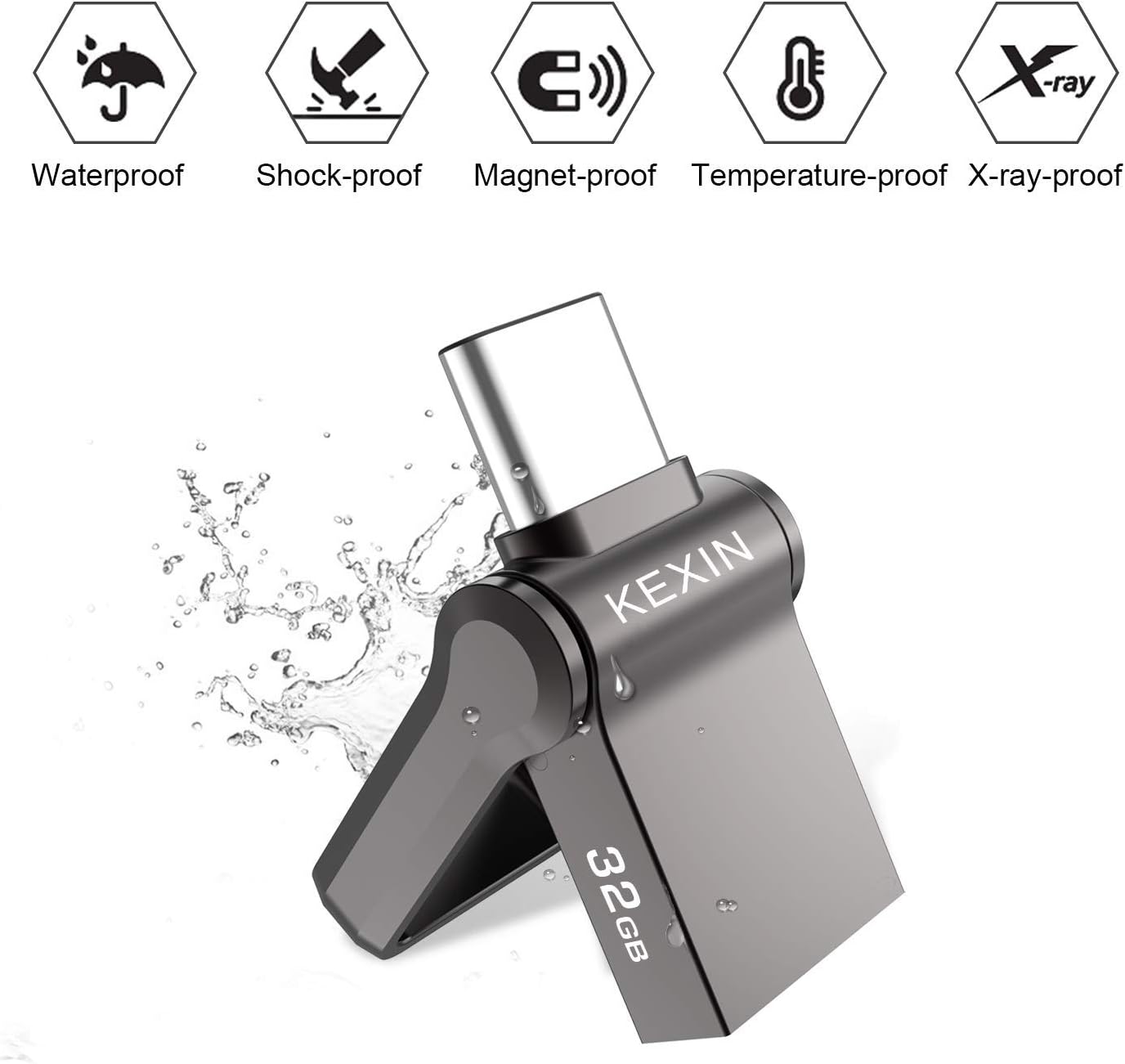 Die besten USB-Sticks 2023: Vielseitigkeit und Speicherplatz im Fokus 9 KEXIN OTG USB-Stick 64GB USB-A & USB-C