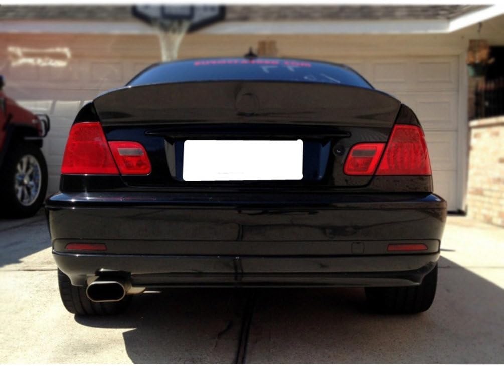Carbon Fiber Rear Trunk Spoiler Fits for BMW 3 Series Coupe E46 2000-2006 325Ci 330Ci M3 Factory Outlet Rear Boot Lid Highkick Duckbill Spoiler Wing Lip (Carbon Fiber A Style)