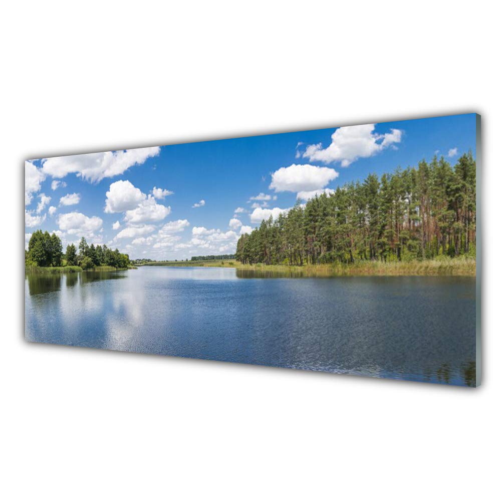 Impression sur verre trempé Tulup : fixez facilement un tableau mural moderne sans cadre
