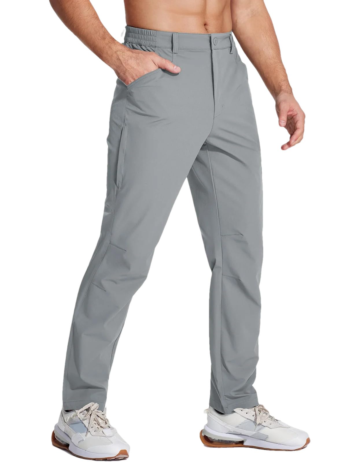Mens Lightweight Quick Dry Hiking Work Pants Climbing Trekking Cargo Pants Casual Trousers