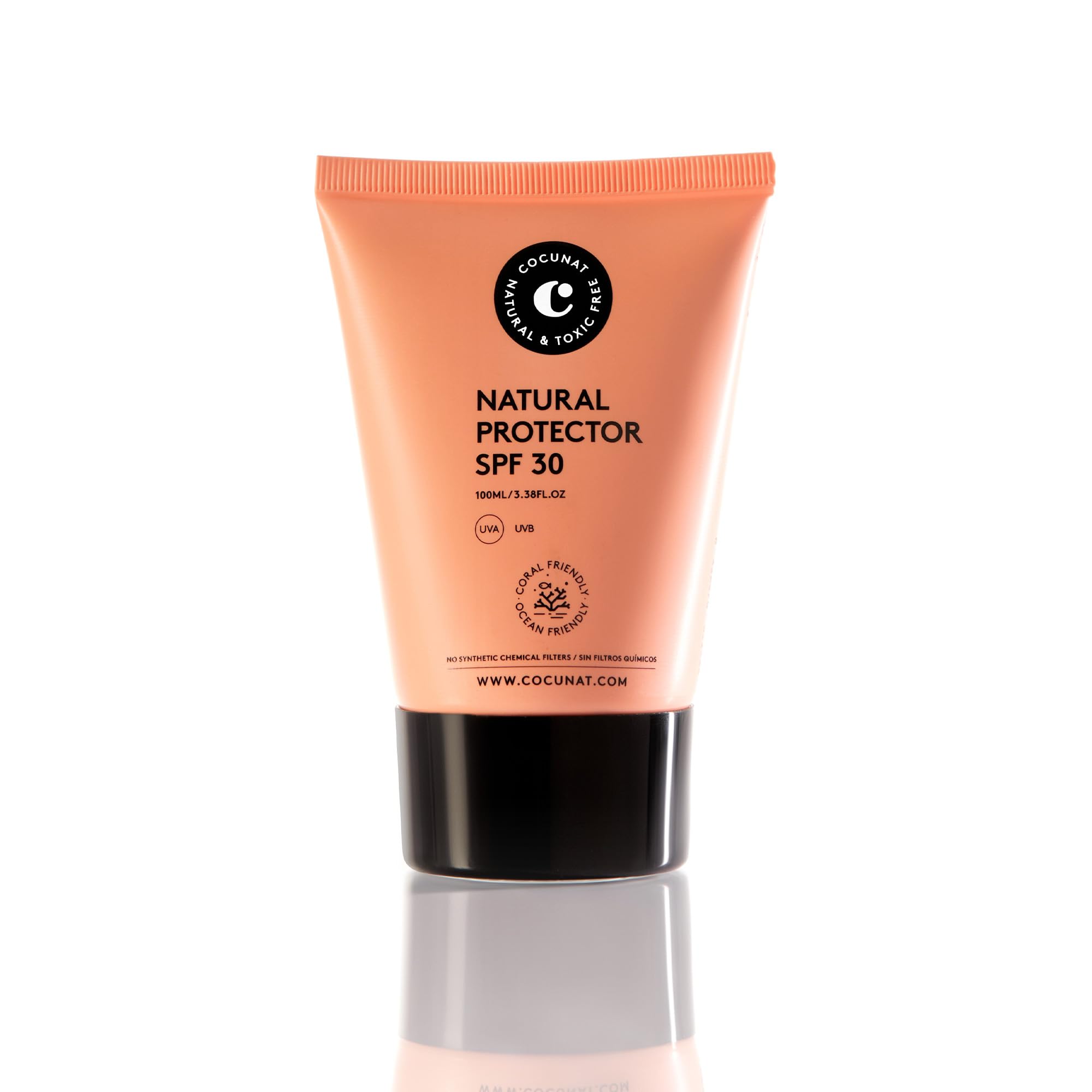 COCUNAT - Natural Protector SPF 30 - Protector Solar Natural - Hidrata y Protege - Fácil Aplicación y Absorción - 100ml