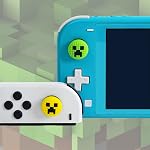 TIKOdirect Cute Thumb Grip Caps Compatible with Switch Joy-con/Switch OLED/Switch Lite, Kawaii Joystick Cap Grip 4PCS Soft Silicone Protective Ergonomic Button Cover, Green